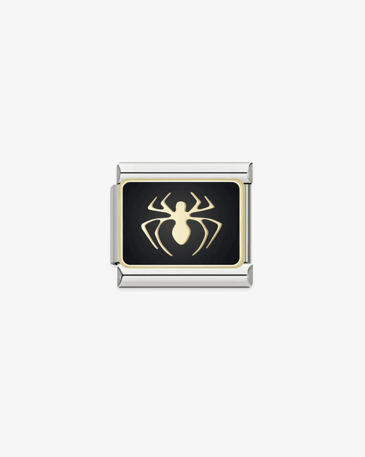 Charm plateado de acero inoxidable personalizable, compatible con pulseras italianas tipo Nomination. Diseño elegante, ideal para crear combinaciones únicas y expresar tu estilo personal. Charms de animales.  