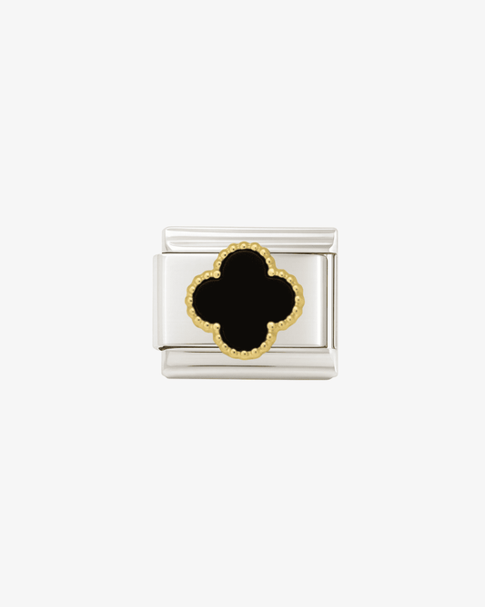 Charm plateado de acero inoxidable personalizable, compatible con pulseras italianas tipo Nomination. Diseño elegante, ideal para crear combinaciones únicas y expresar tu estilo personal. Charms de marcas. Charms Celine.